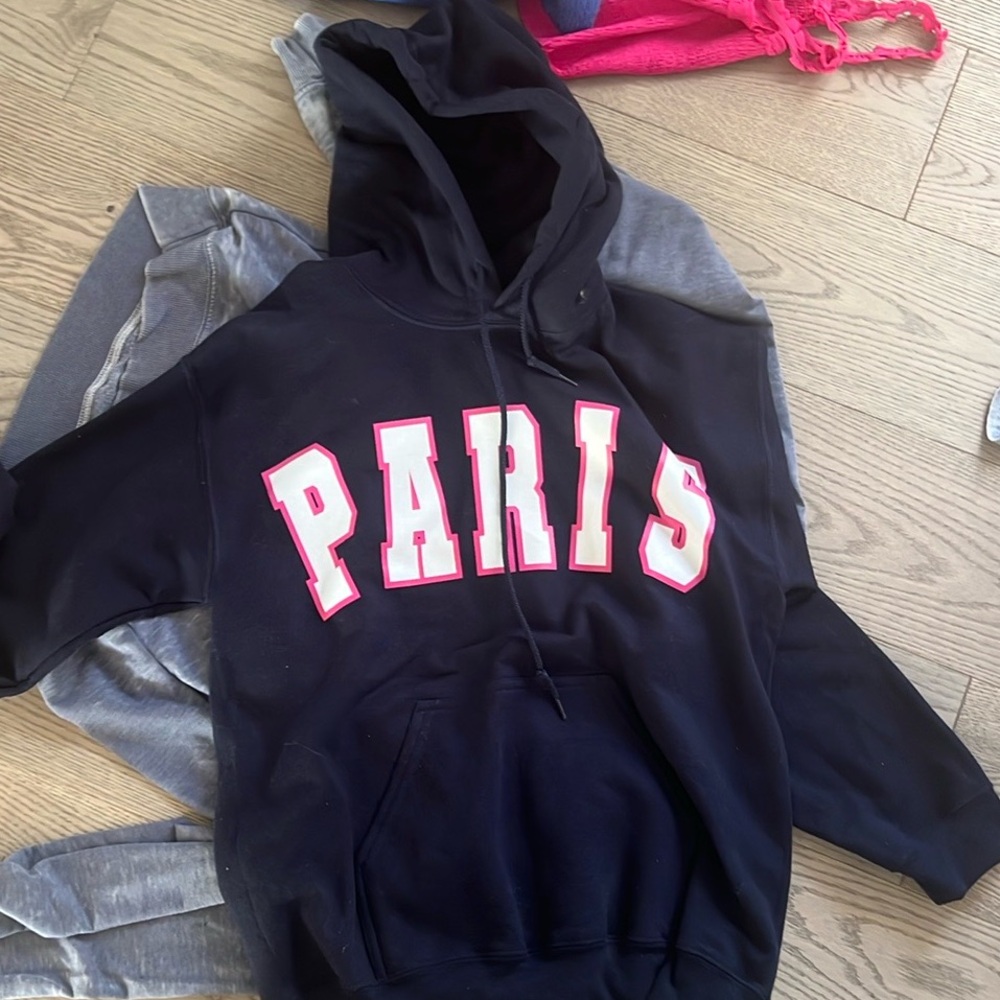 Paris junior women's small hoodie
